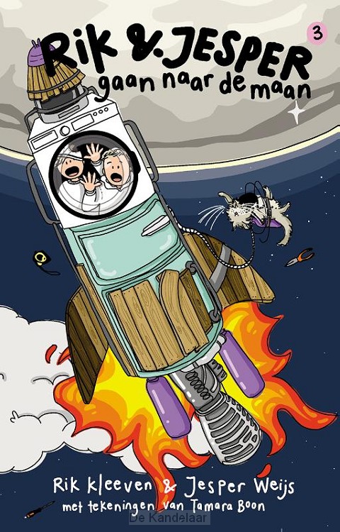 Rik en Jesper gaan naar de maan