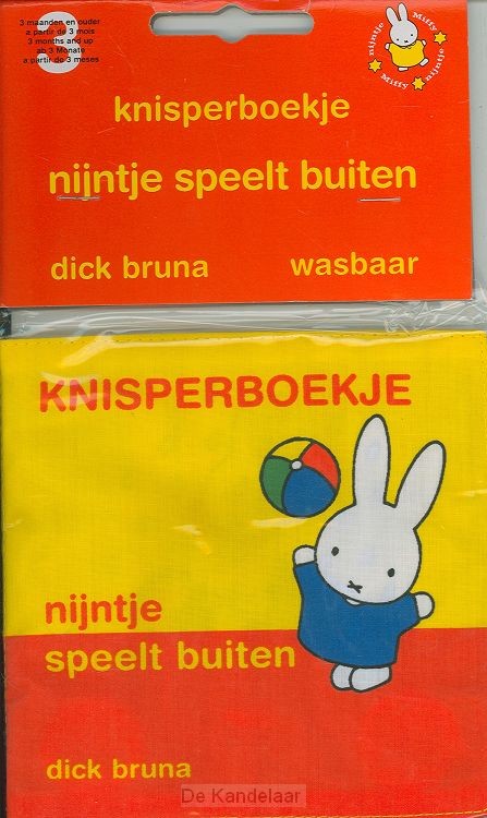 nijntje speelt buiten - knisperboekje
