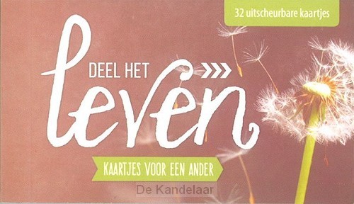 Deel het leven 32 uitscheurbare kaartjes