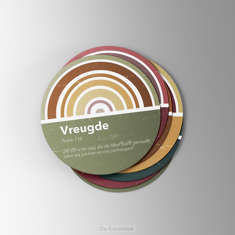 Vilten onderzetters trouw set