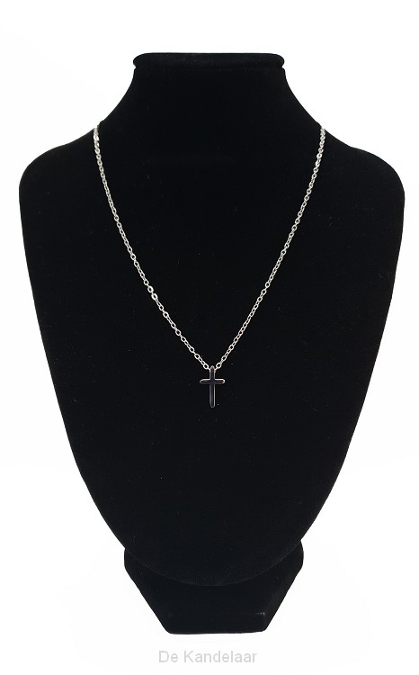 Ketting kruisje xs zilver