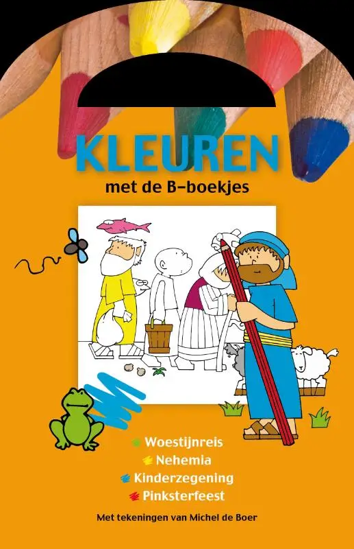 Kleurboek B-boekje oranje