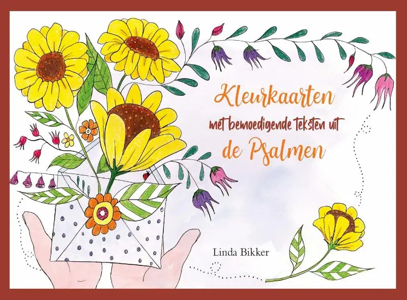 Kleurkaarten bemoedigende tekst Psalmen
