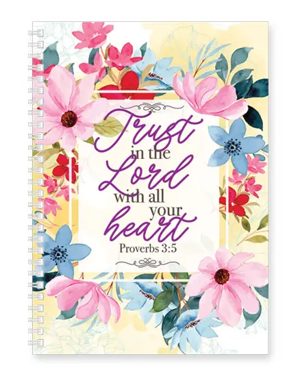 Softcover Journal trust in the Lord