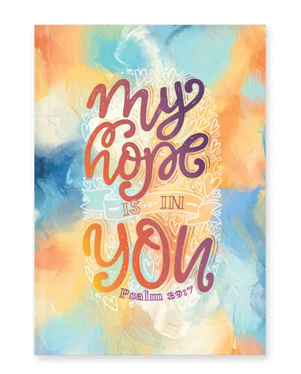 Hardcover Journal My hope is in you