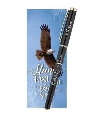 Gel Pen/Bookmark Stand fast in faith