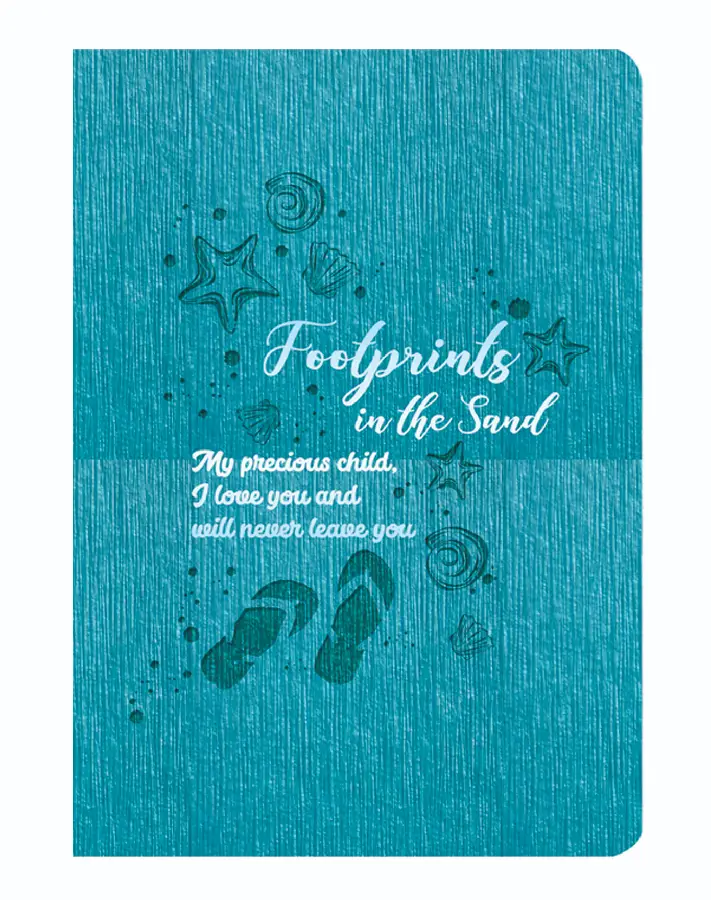 Luxleather journal Footprints