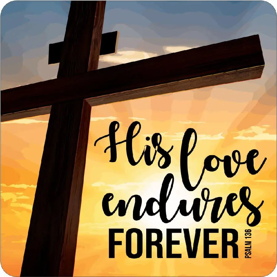 Onderzetter His Love Endures