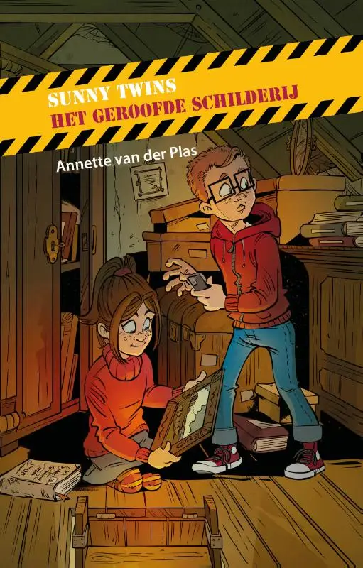 Geroofde schilderij/Sunny Twins