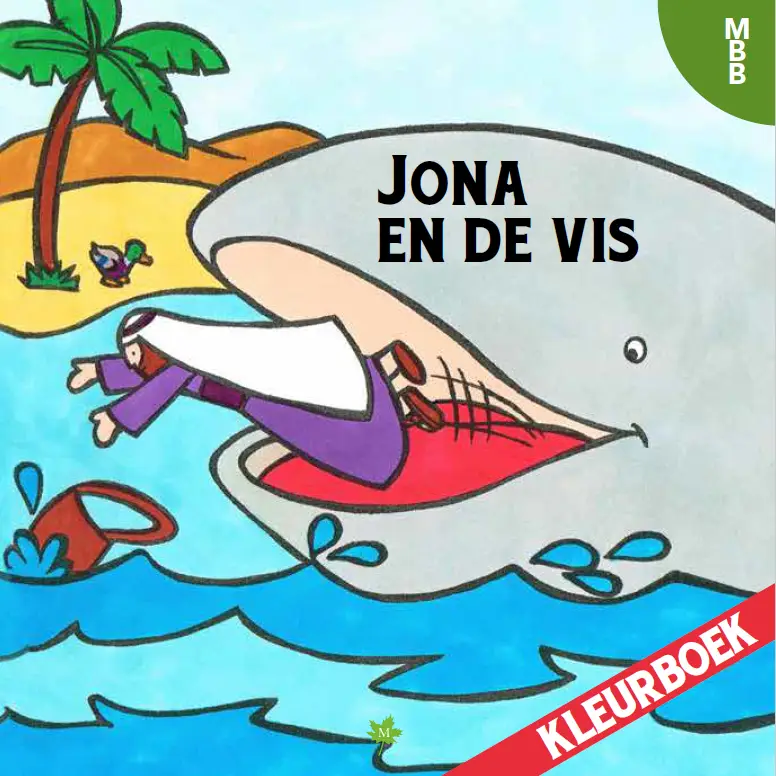 Jona en de vis kleurboek