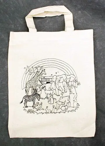 Katoenen draagtas ark van Noach