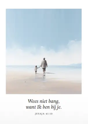 Poster A4 - Wees niet bang