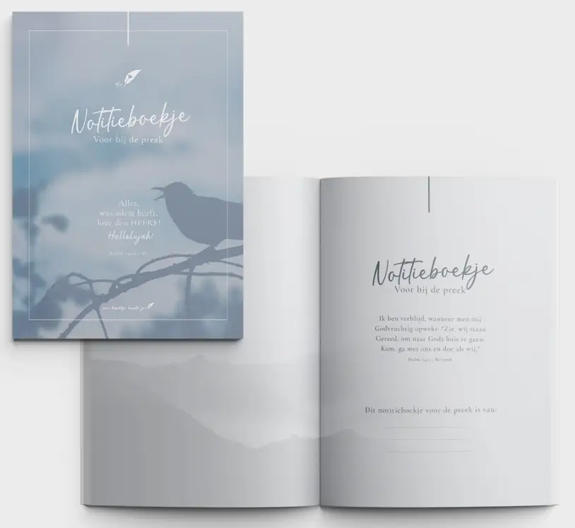 Notitieboekje bij de preek A6, 18 preken