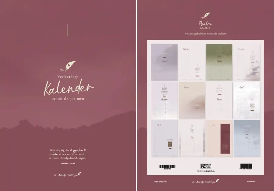 Verjaardagskalender Psalm Lights