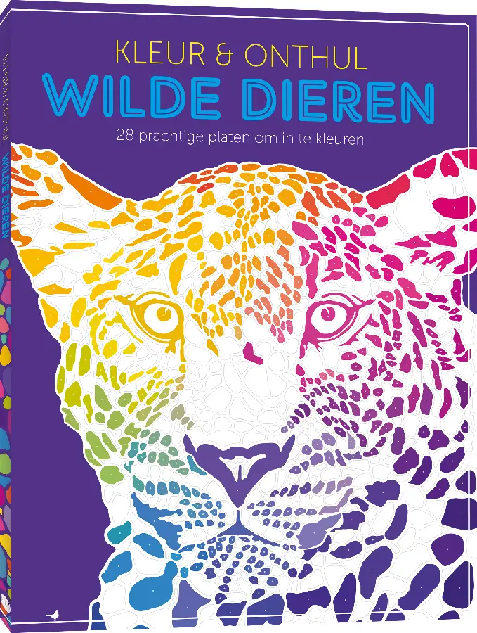 Kleur & onthul: wilde dieren