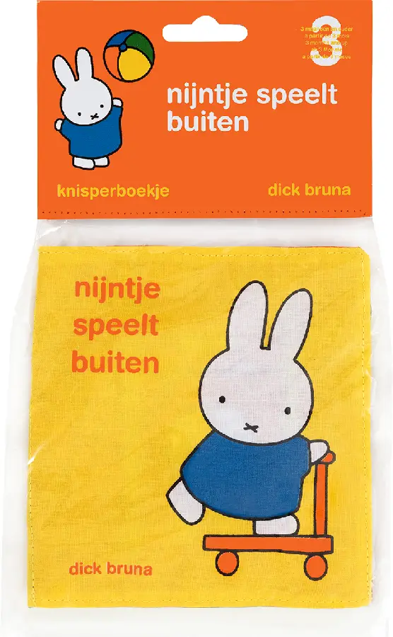 nijntje speelt buiten - knisperboekje