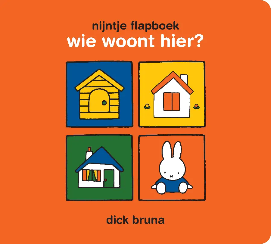 nijntje flapboek - wie woont hier?
