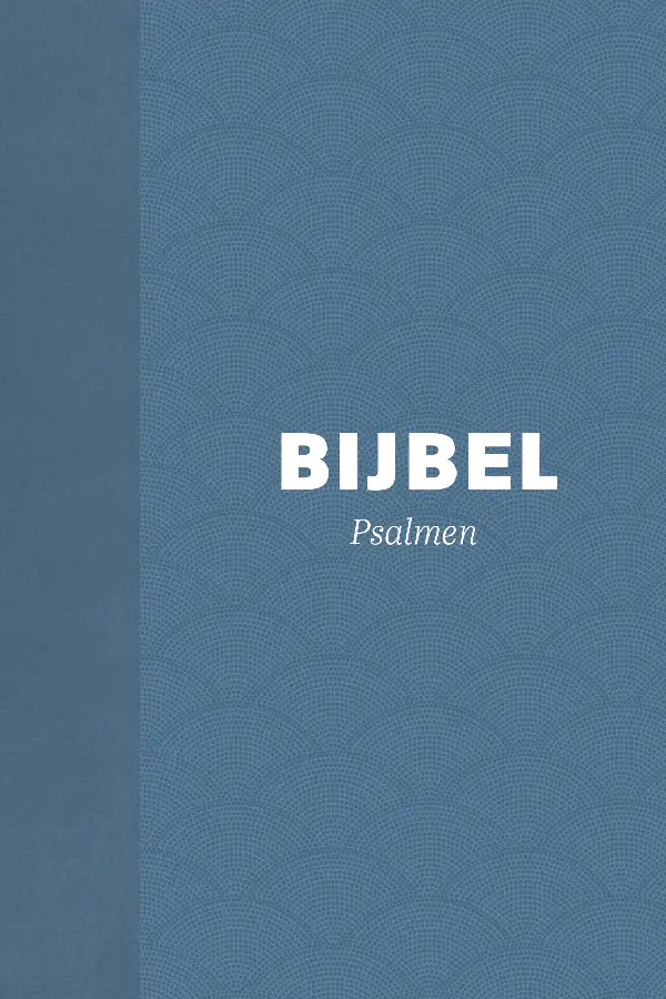 Bijbel HSV met psalmen hardcover blauw