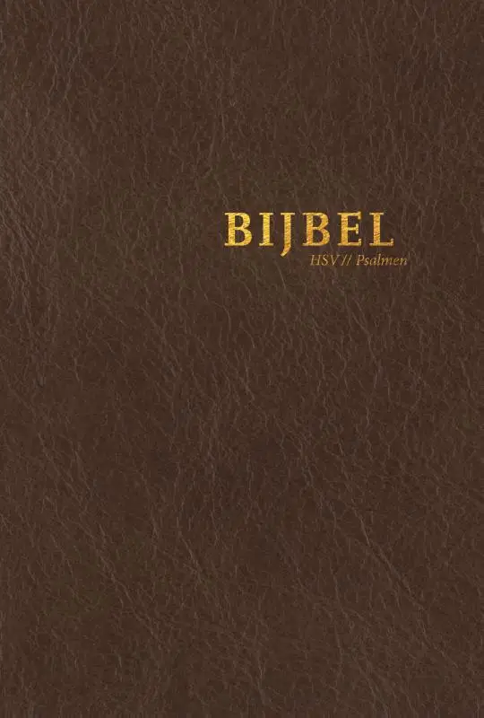 Bijbel HSV psalmen goudsnee