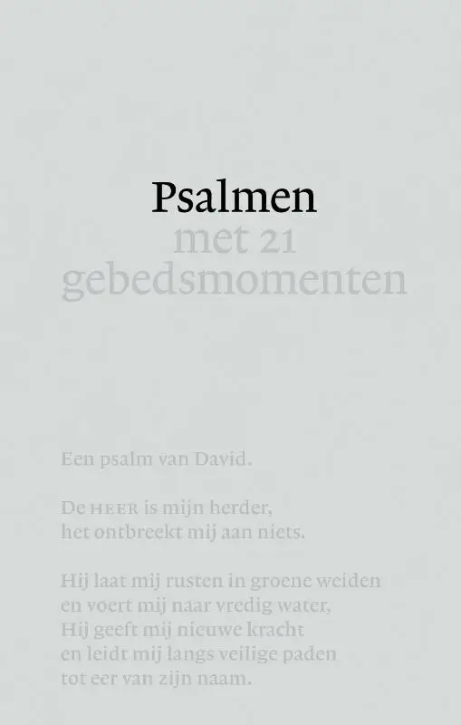 Psalmen NBV21 met 21 gebedsmomenten