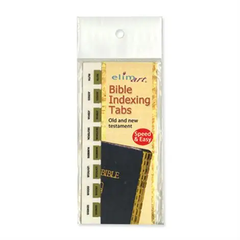 Bible Tabs English Gold